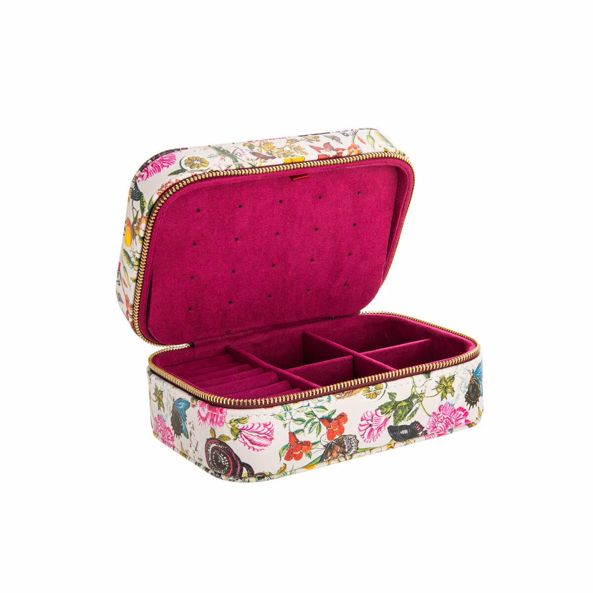 FLORAL ENGRAVINGS LARGE JEWELRY BOX