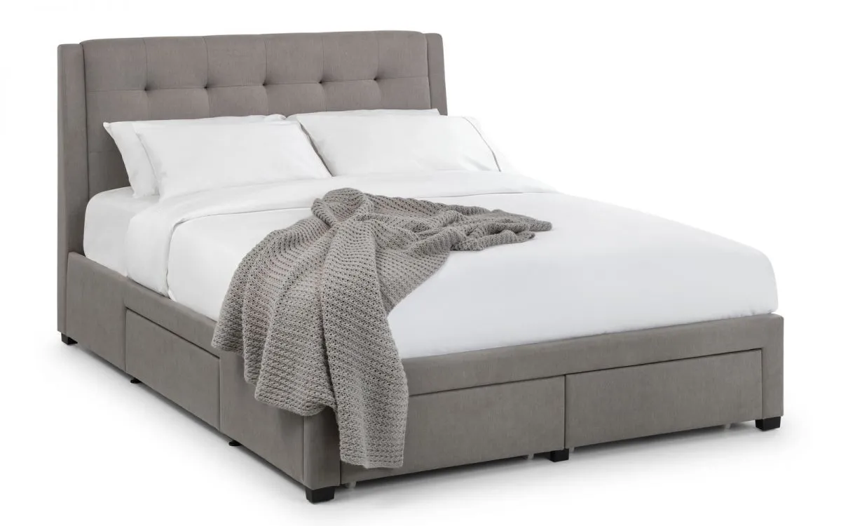Fulton Fabric Storage Bed Frame - 5ft King Size