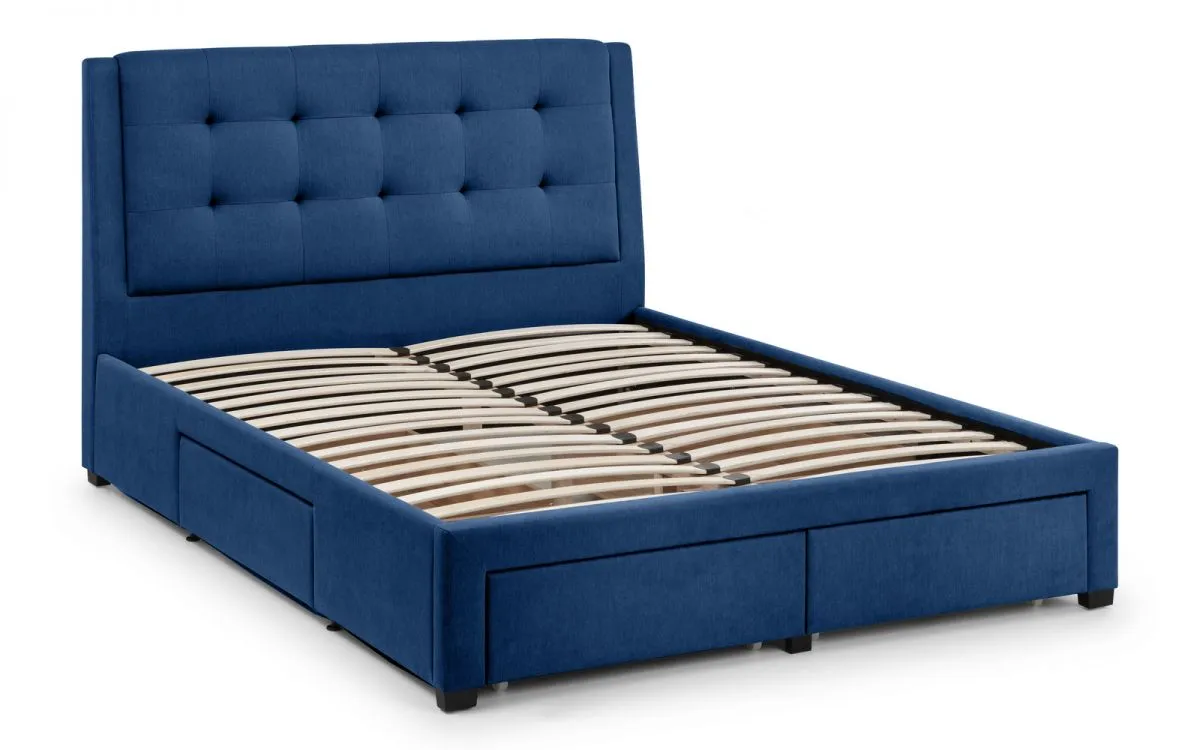 Fulton Fabric Storage Bed Frame - 5ft King Size