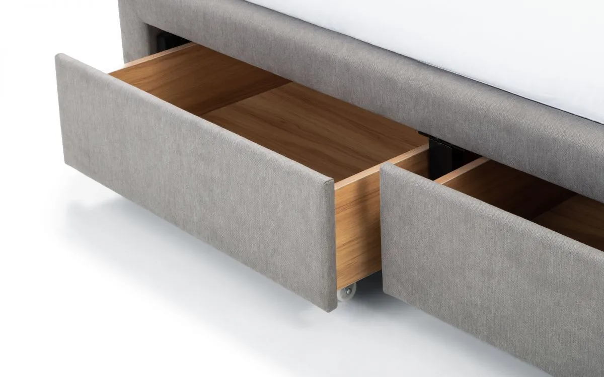 Fulton Fabric Storage Bed Frame - 5ft King Size