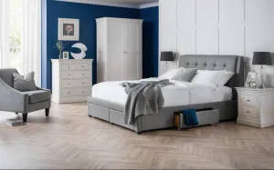 Fulton Fabric Storage Bed Frame - 5ft King Size