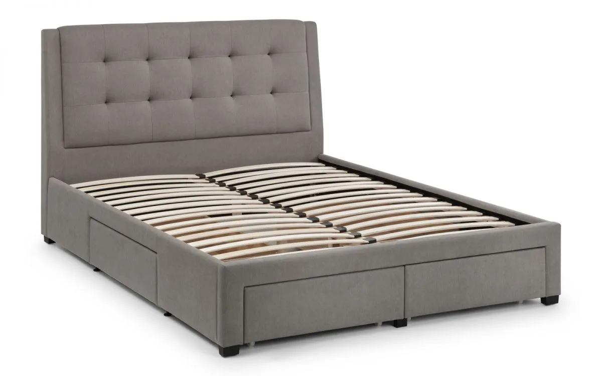 Fulton Fabric Storage Bed Frame - 5ft King Size