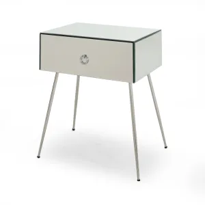 Georgia Modern Mirrored Accent Table