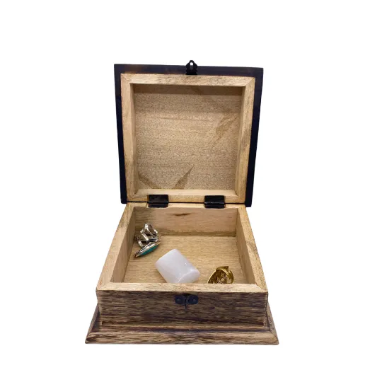 Handcarved Elephant Wooden Box, Storage Box, Elephant Gift Box, Tree of Life Altar Box, Jewelry Box, Good Luck Gifts, Crystal Storage Box
