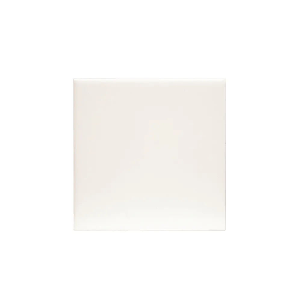 HPN SubliCraft 4.25" x 4.25" White Gloss Sublimation Ceramic Tile - 48 per Case