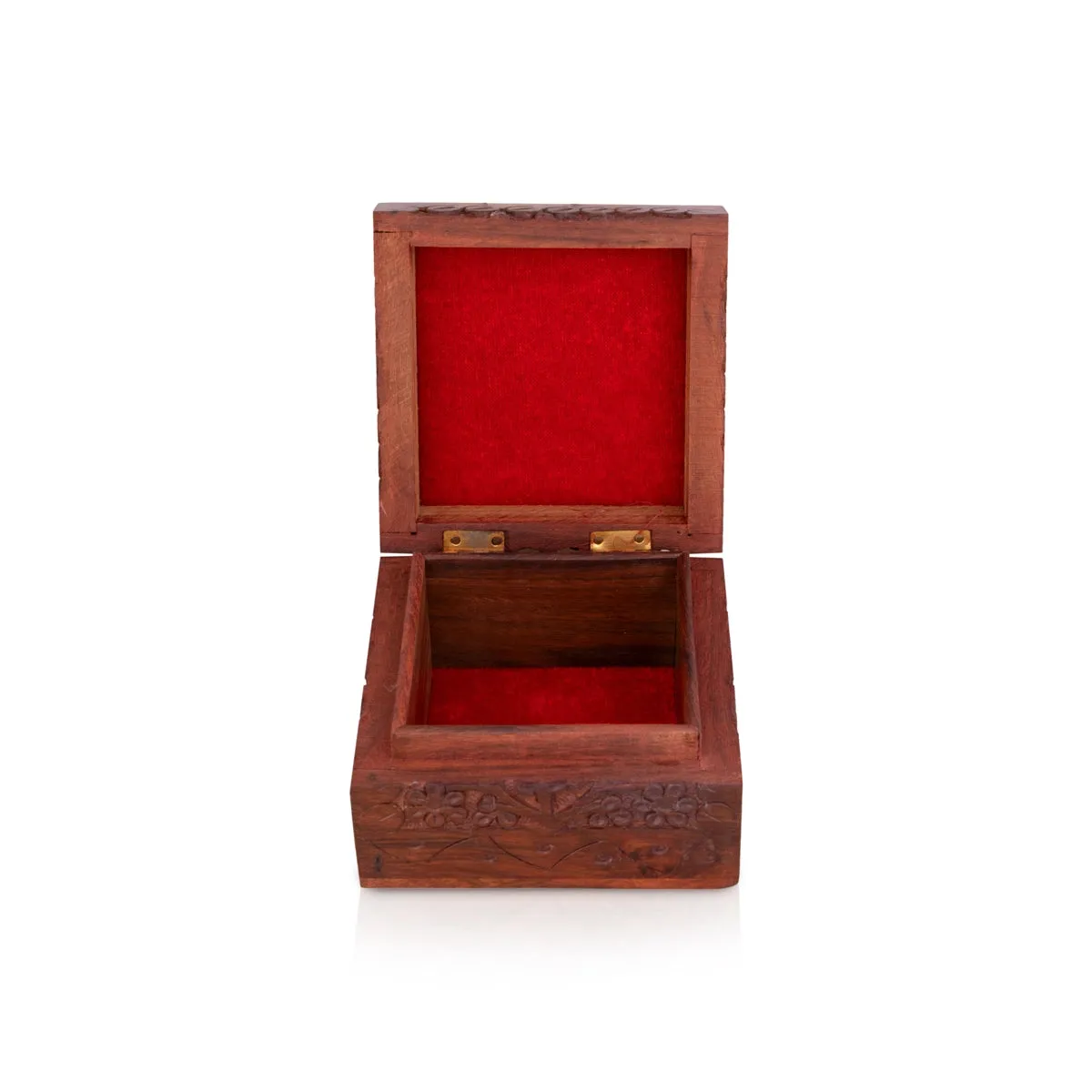 Jewel Box - 2.5 x 4 Inches | Storage Box/ Wooden Box/ Kashmiri Design Jewelry Organizer for Women/ 250 Gms