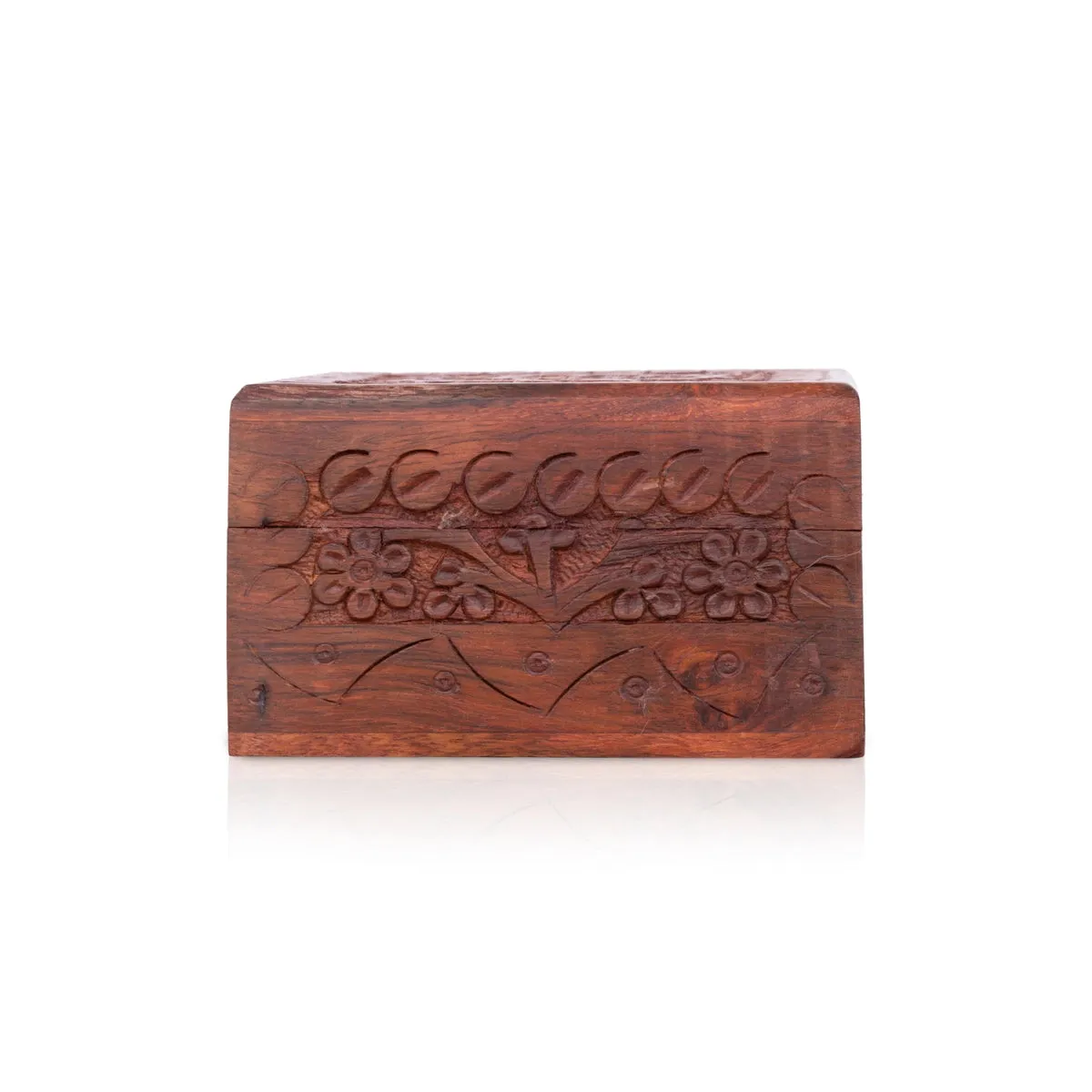 Jewel Box - 2.5 x 4 Inches | Storage Box/ Wooden Box/ Kashmiri Design Jewelry Organizer for Women/ 250 Gms