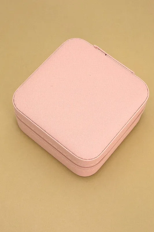 JEWELRY ORGANIZER TRAVEL BOX CASE