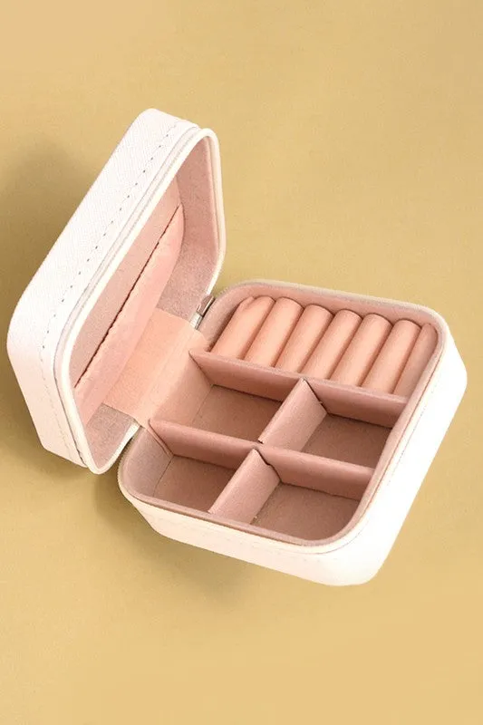 JEWELRY ORGANIZER TRAVEL BOX CASE