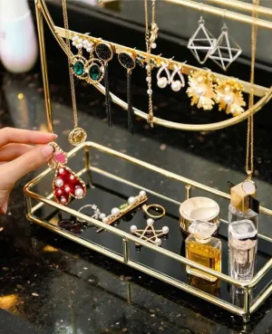 Jewelry Storage and Cosmetic Rack Organizer