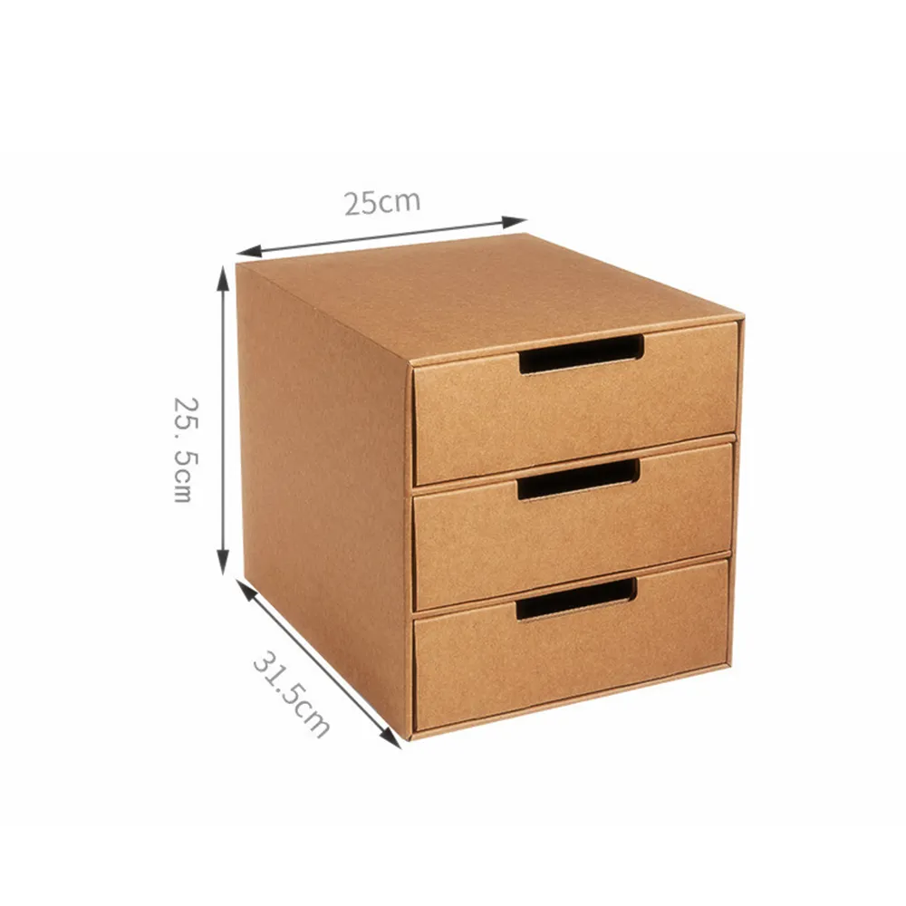 Kraft Drawer Storage Box