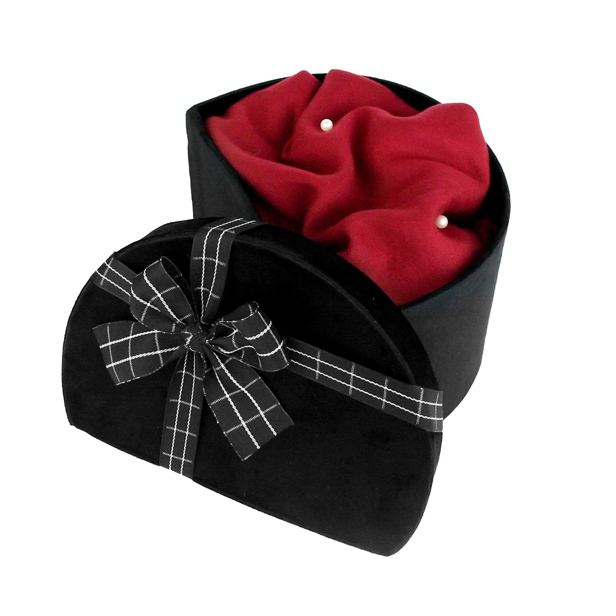 Luxury Black Velvet Gift Box - Set of 3
