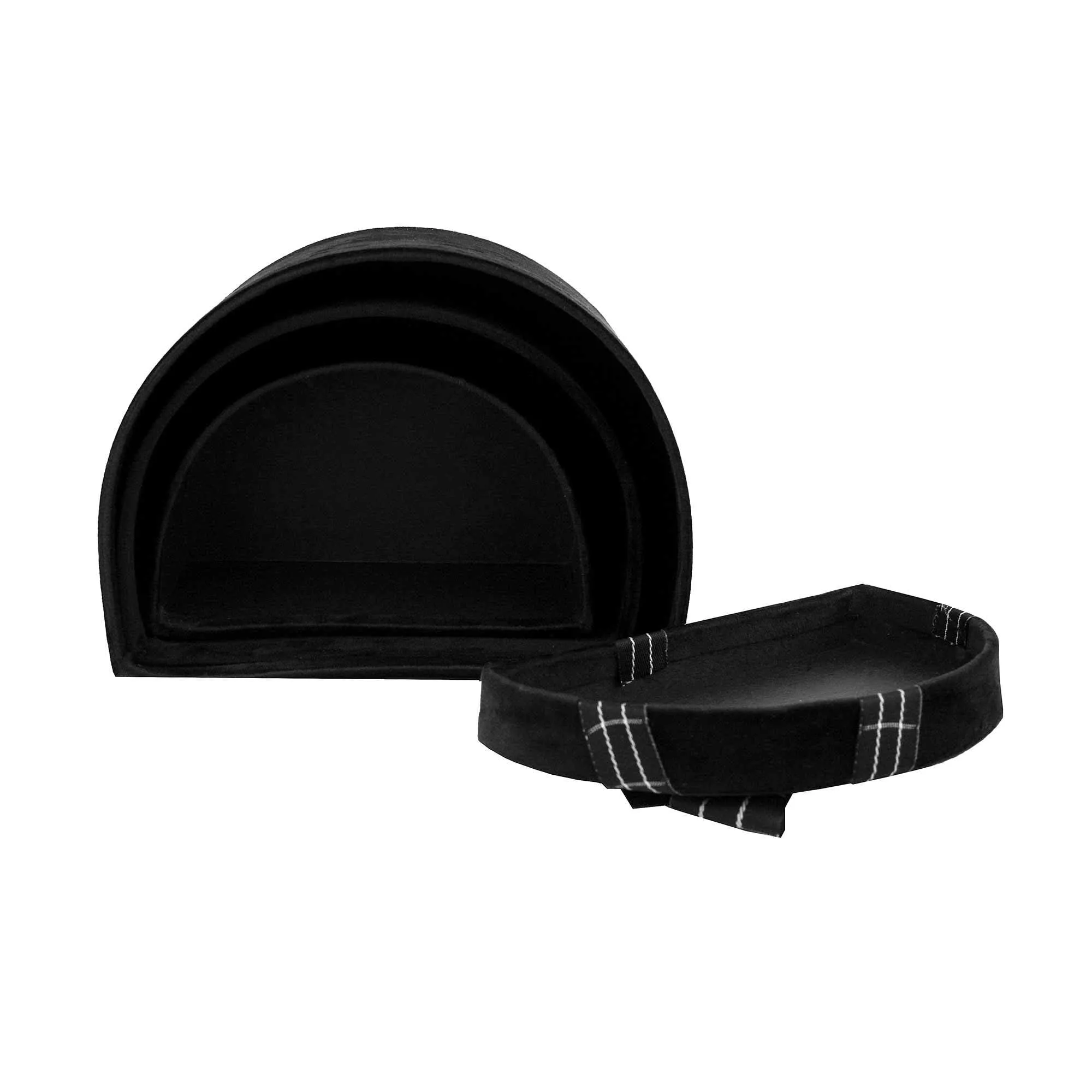 Luxury Black Velvet Gift Box - Set of 3