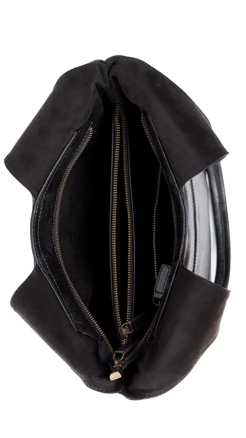 Midnight Black Handcrafted Tote Bag