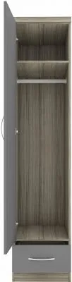Nevada 1 door 1 drawer Wardrobe