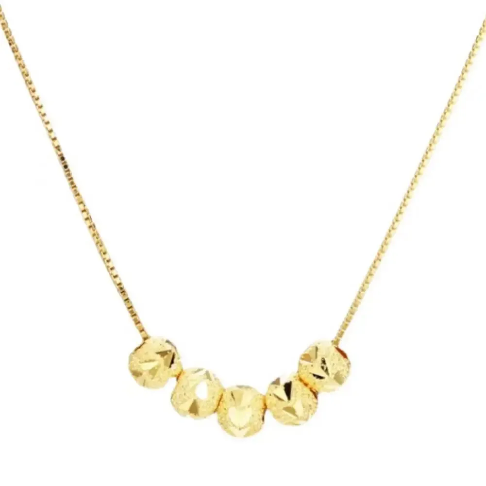 NEW High-End Transfer Bead Necklace Golden Vintage Luxury