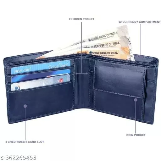 Personalized 2-in-1 Blue Wallet and Pen Set - Elegant Gifts for Men