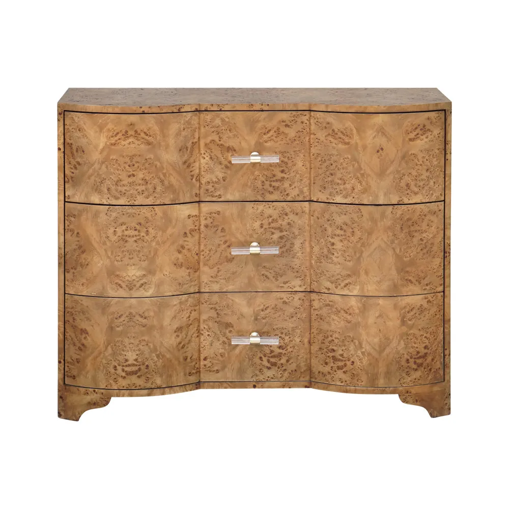Phillip Dark Burlwood Chest