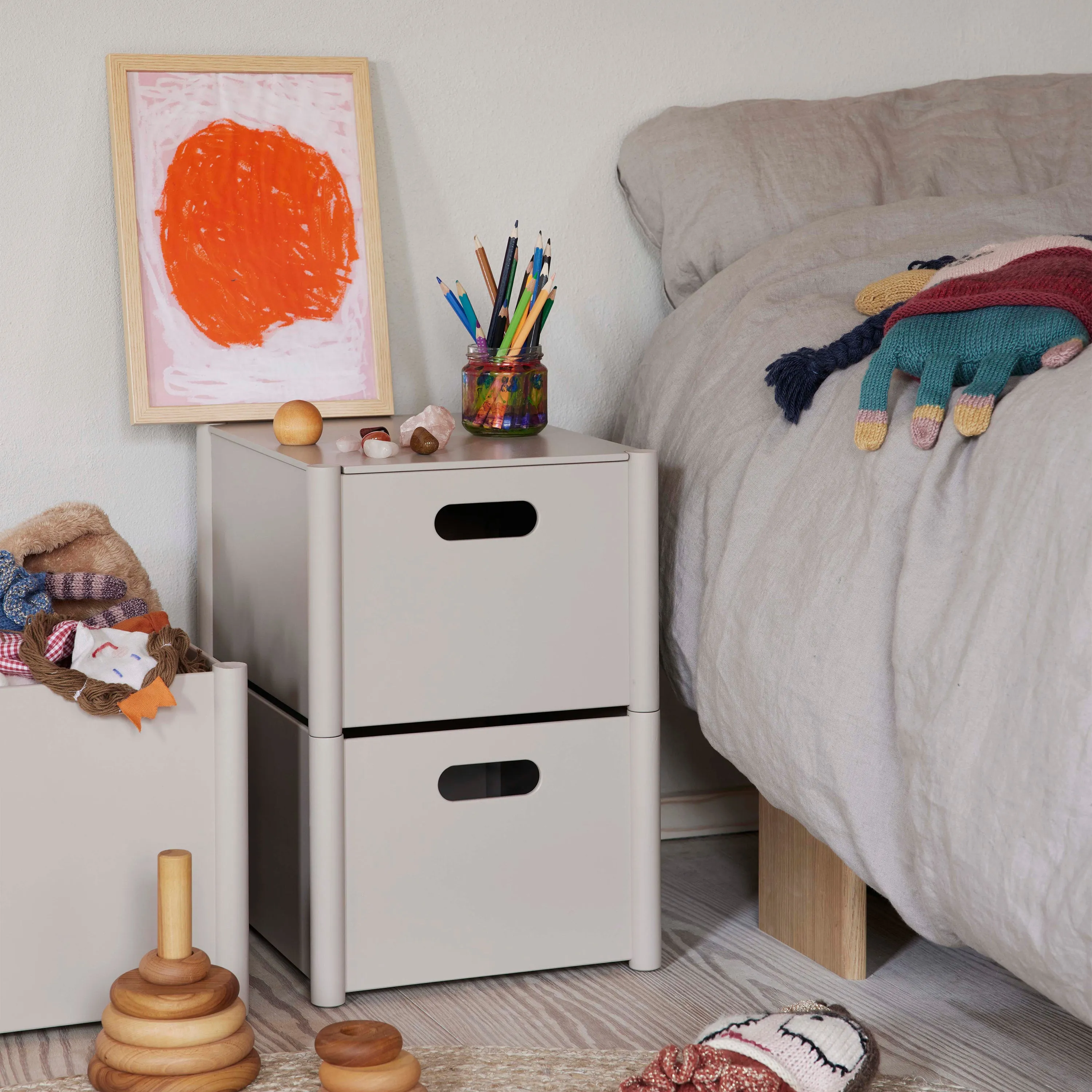 Pillar Storage Box