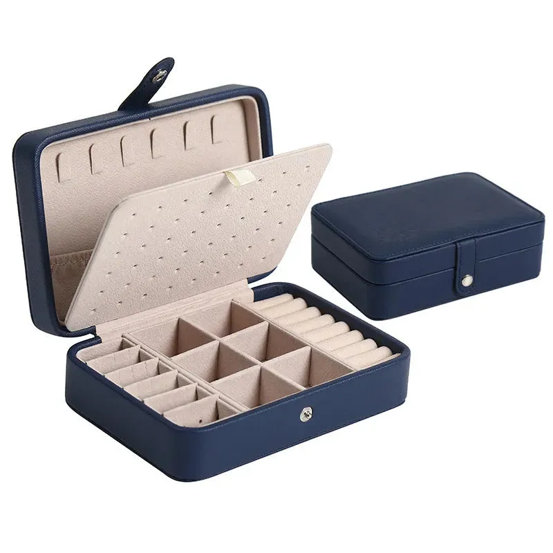 Portable Large Capacity Travel Jewelry Box Organizer*