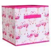 Pretty Flamingo Storage Box - Cube