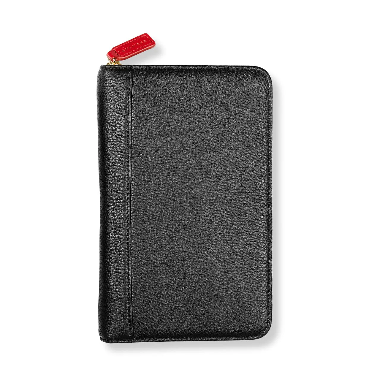 Red Tab Leather Jewelry Case