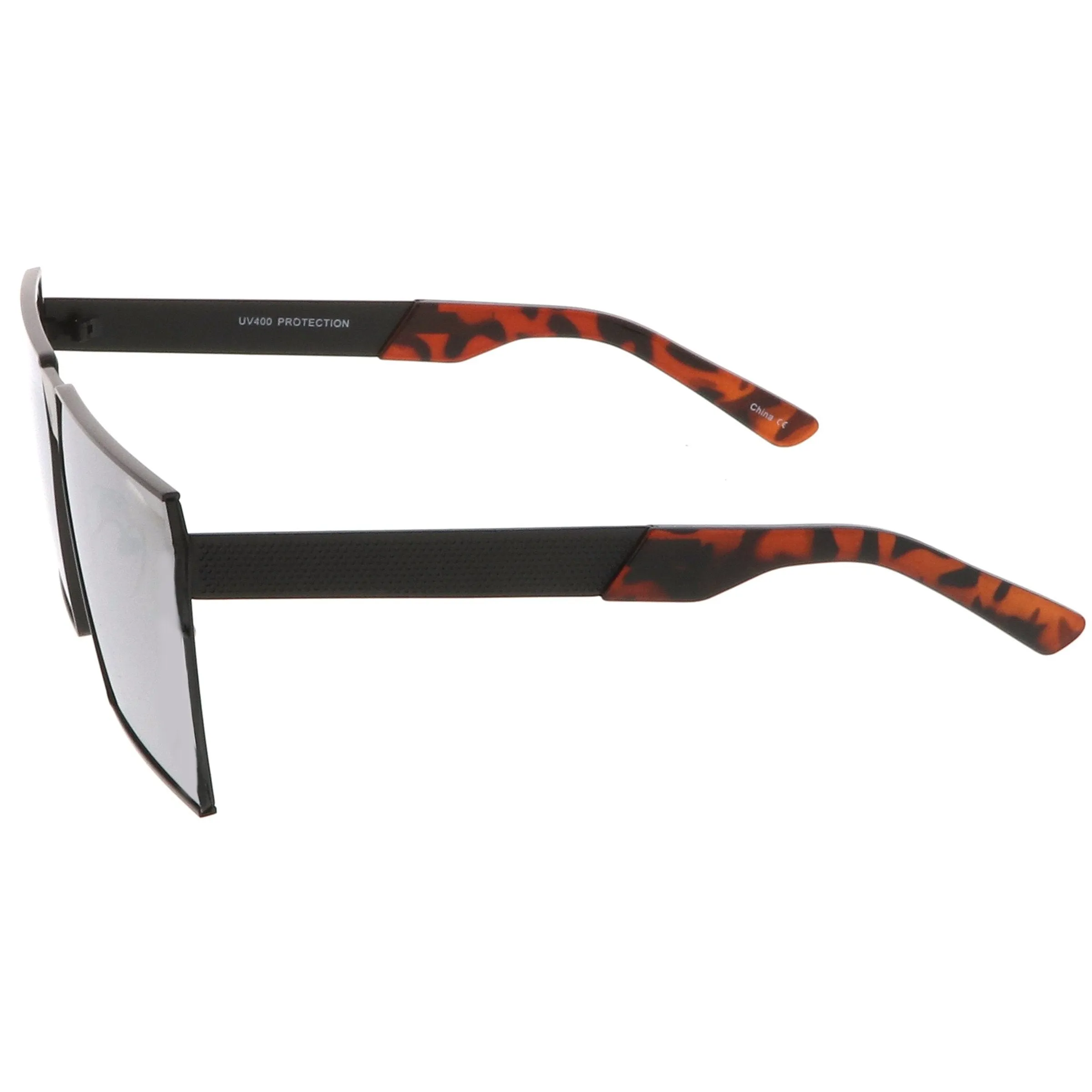 Retro Modern Flat Window Lens Aviator Sunglasses C063