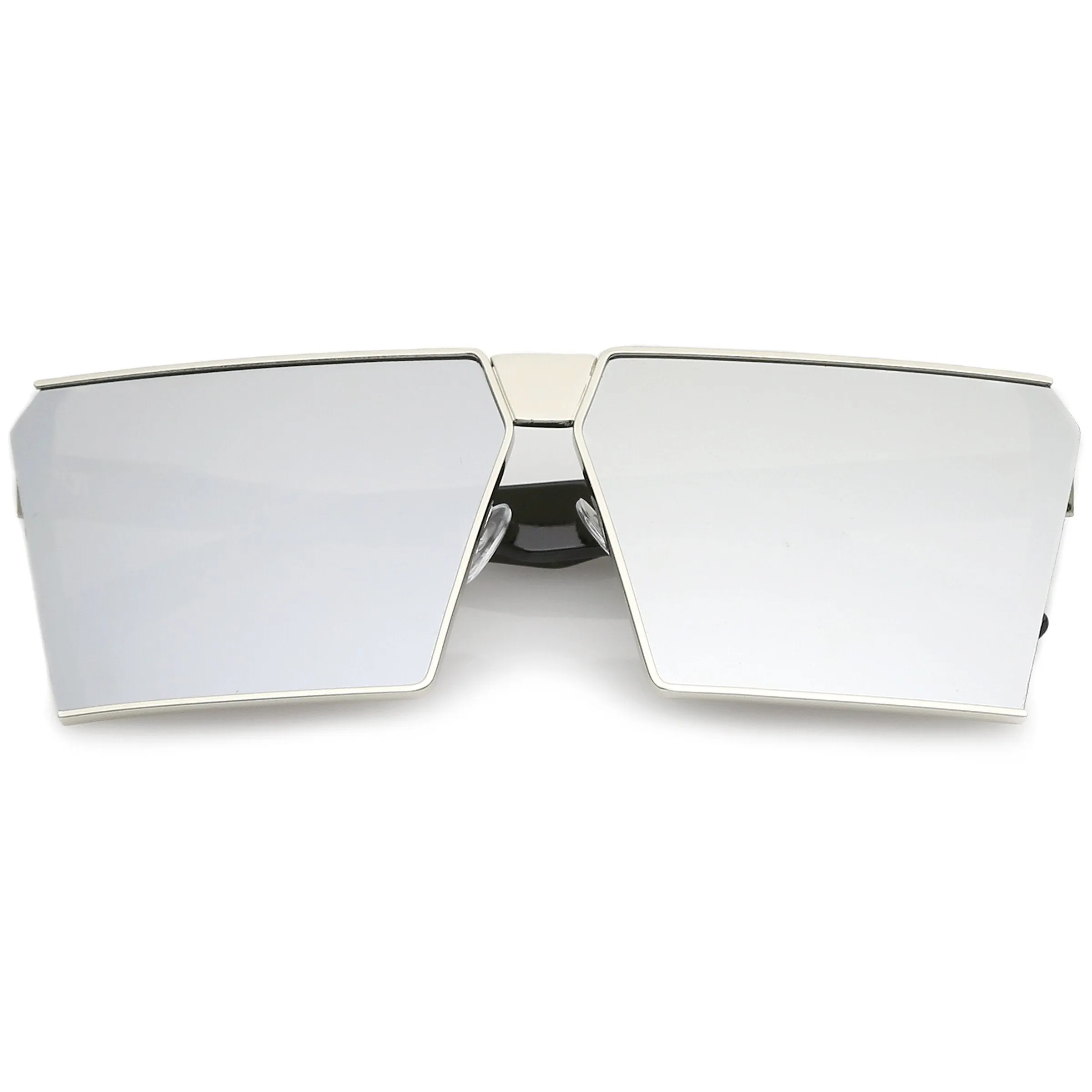 Retro Modern Flat Window Lens Aviator Sunglasses C063