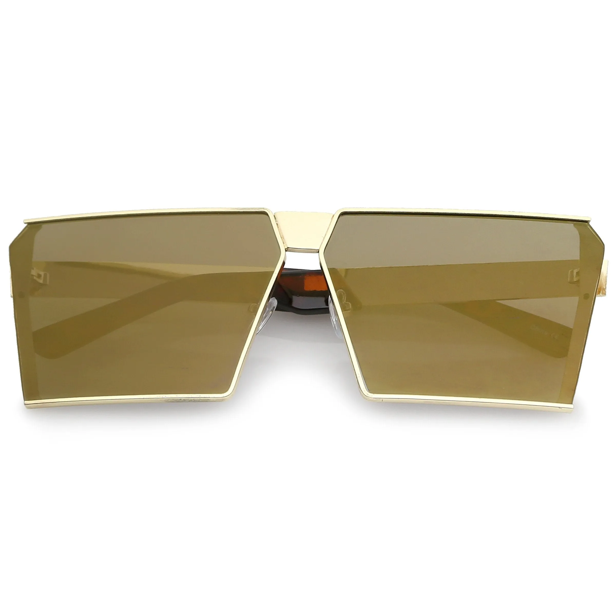Retro Modern Flat Window Lens Aviator Sunglasses C063