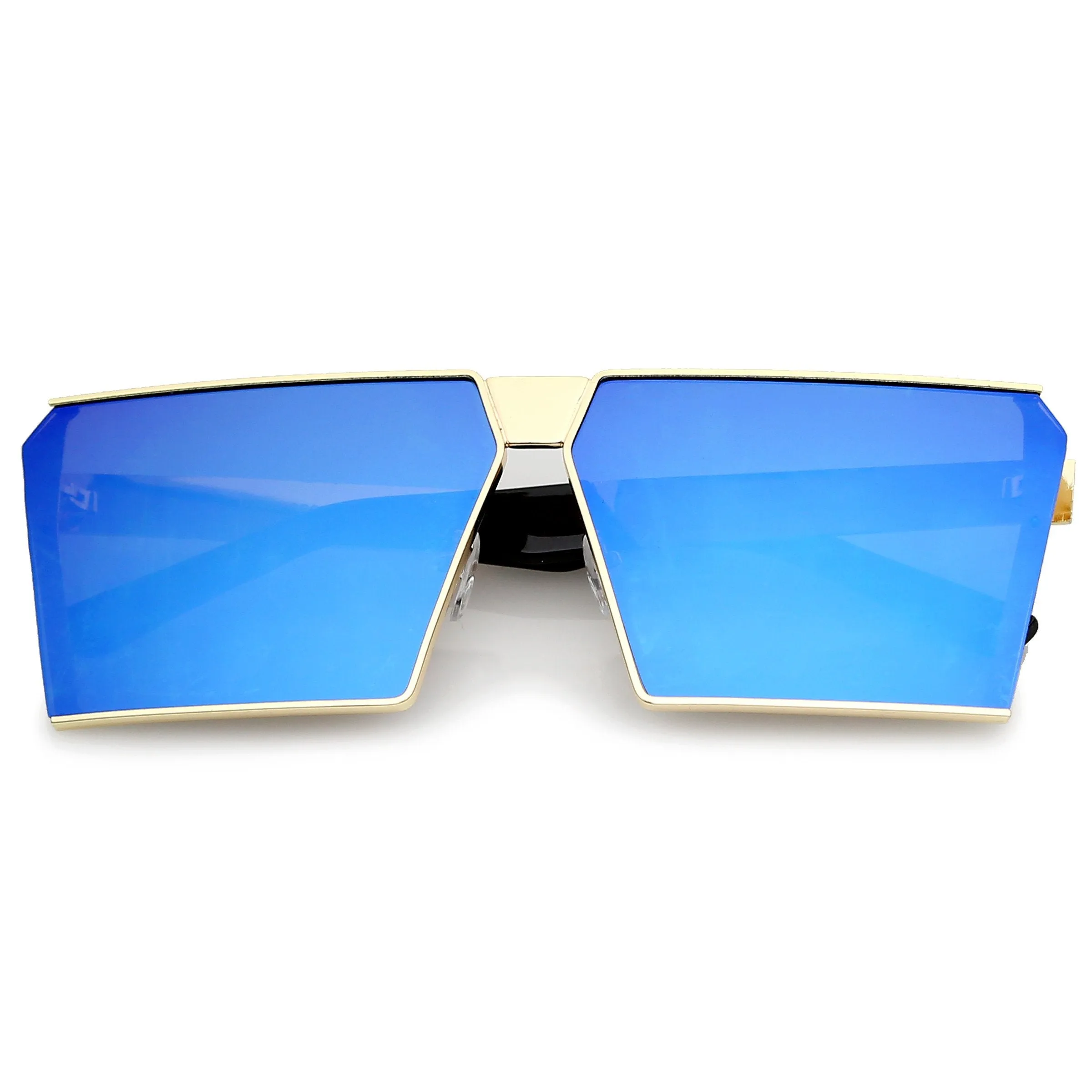 Retro Modern Flat Window Lens Aviator Sunglasses C063
