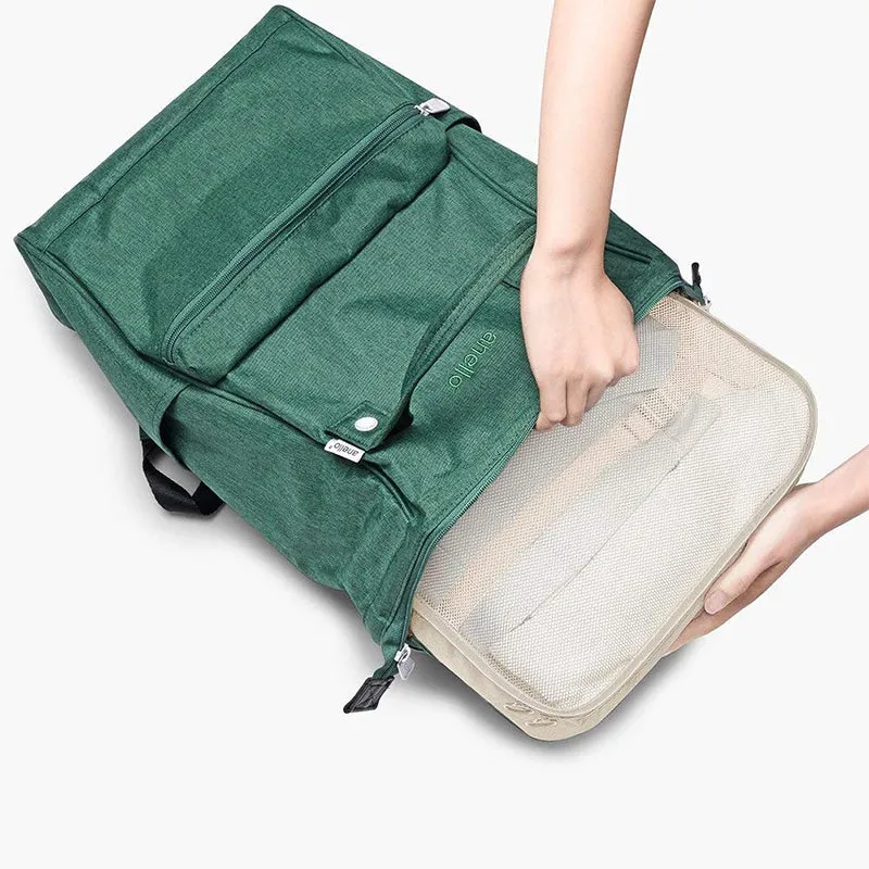 Robbie Travel Organizer (Beige) - Set Of Seven