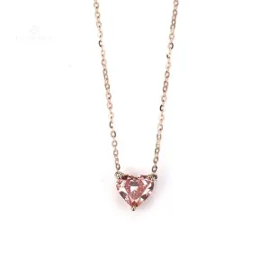 Rose Gold Lab Diamond Pendant