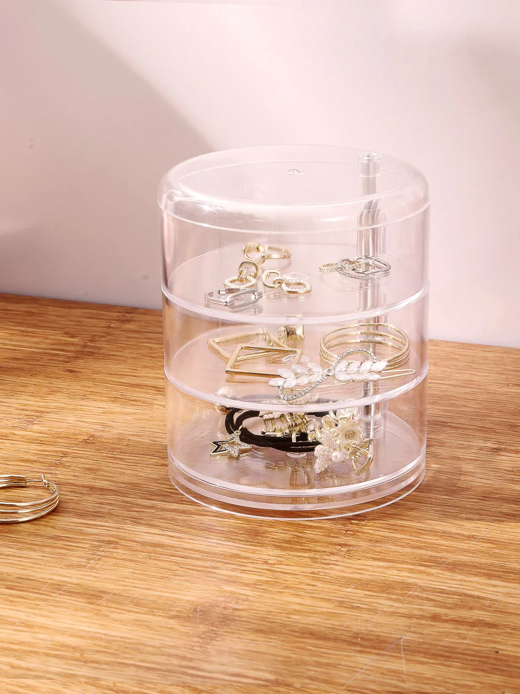 Rotatable Jewelry Storage Box