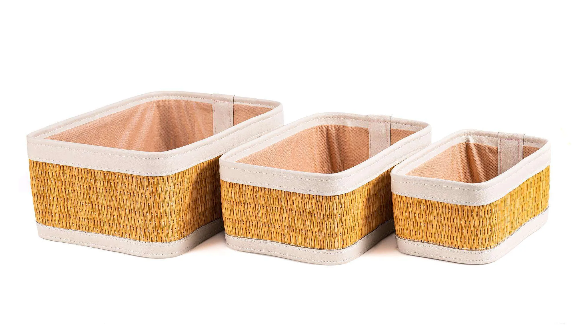 Set of 3 storage boxes