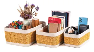 Set of 3 storage boxes