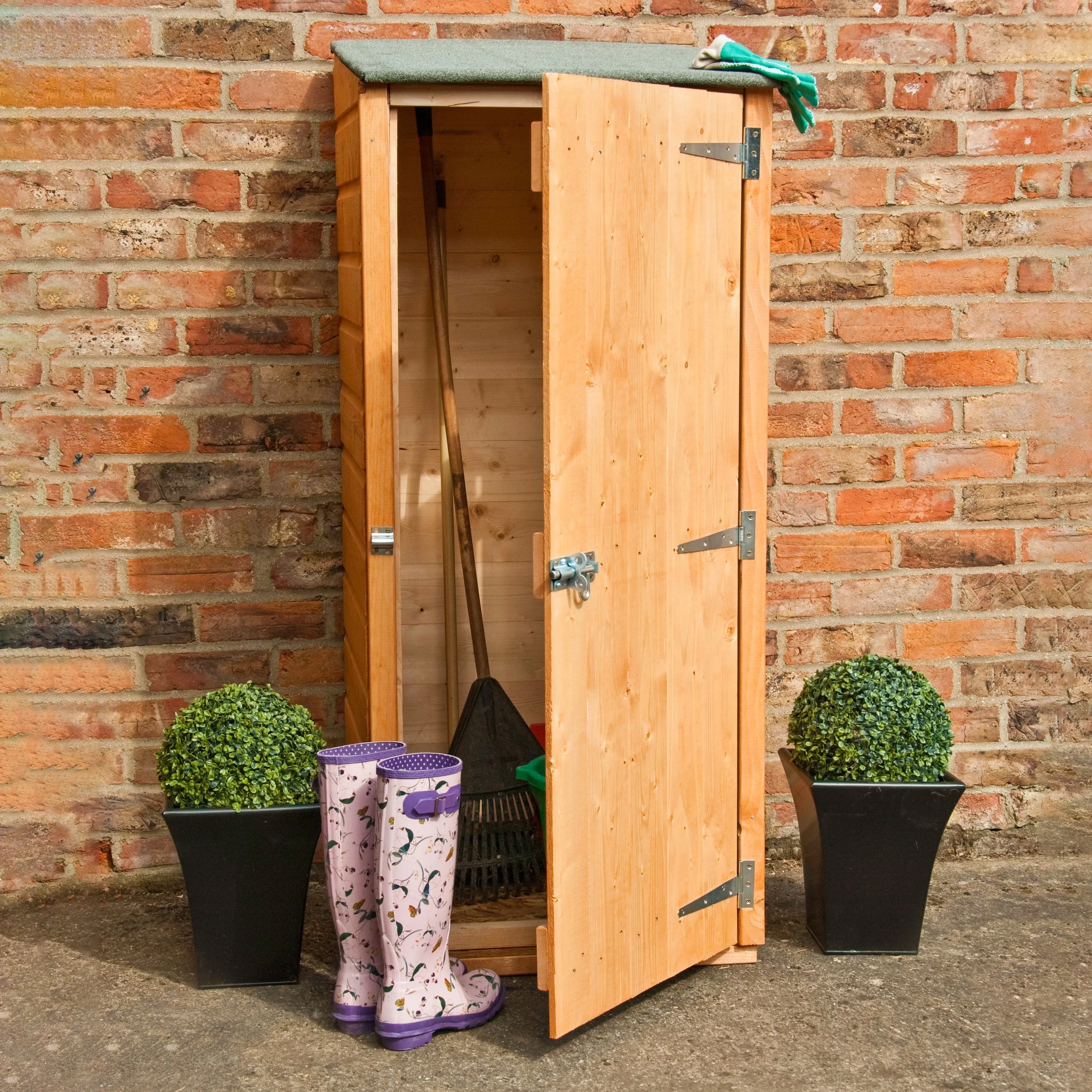 Shire Wentworth 2' x 1' 11" Pent Garden Store - Premium Dip Treated Shiplap