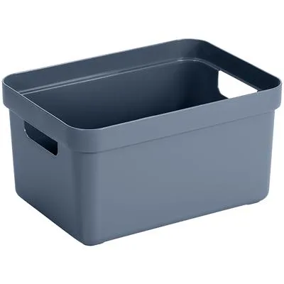 Sigma Home Storage Box 13L - Dark Blue