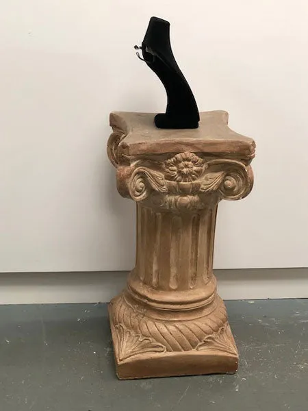 Small Black Velvet Necklace Display/Bust