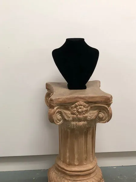 Small Black Velvet Necklace Display/Bust