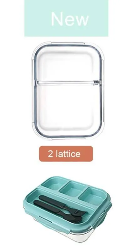 Transparent Design Glass Lunch Box