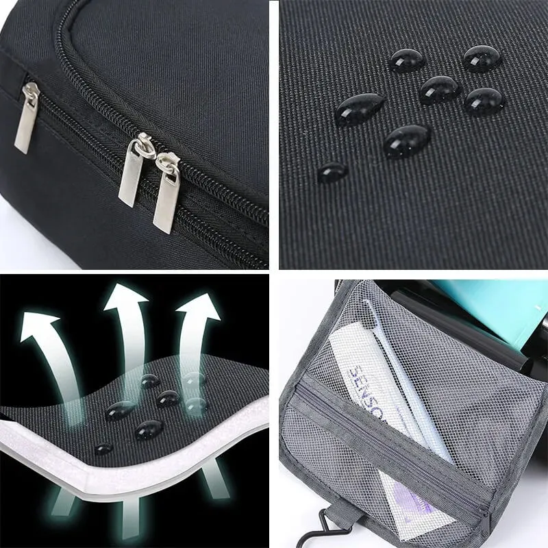 Travel Makeup Organizer Bag With Hanging Hook