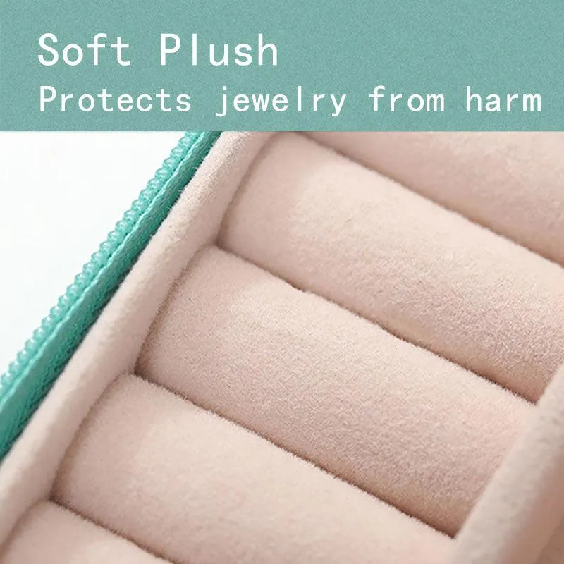 Travel Portable Jewelry Box Storage Jewelry Case