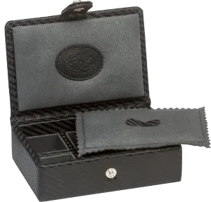 UNDERWOOD (LONDON) - 6-Unit Carbon Cufflink Box | UN220/CF