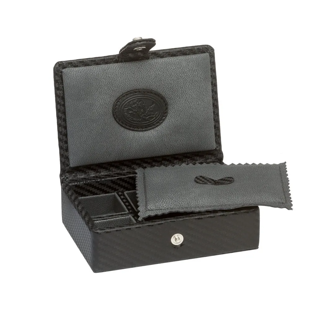 UNDERWOOD (LONDON) - 6-Unit Carbon Cufflink Box | UN220/CF