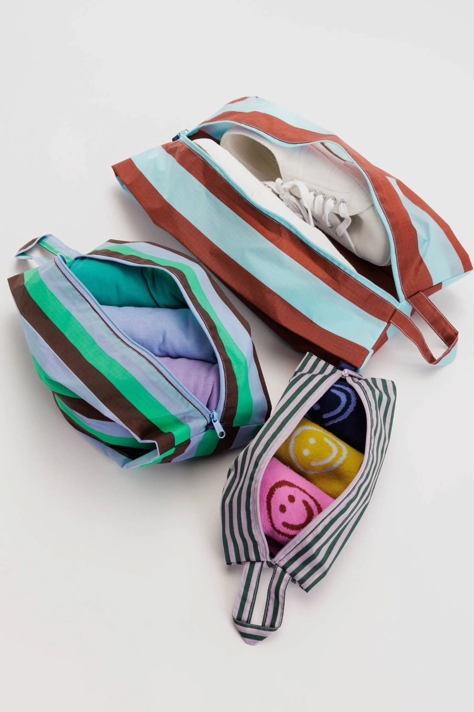 Vacation Stripe Mix 3D Zip Set