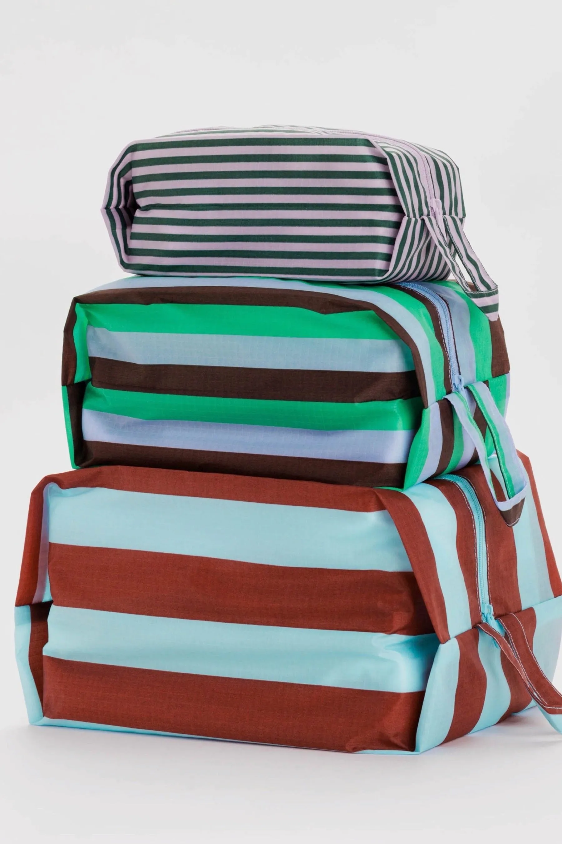 Vacation Stripe Mix 3D Zip Set