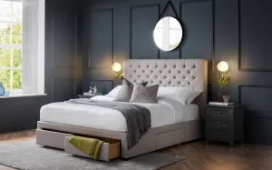 Wiltshire Fabric Storage Bed Frame - 6ft Super King