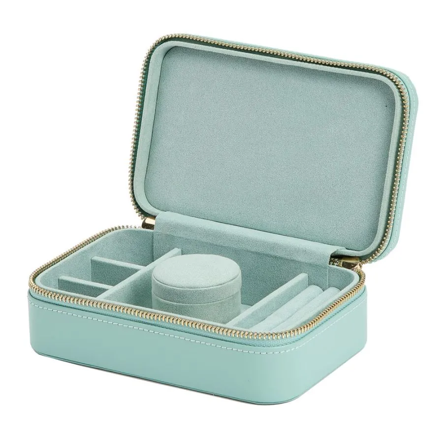 Wolf Sophia Jewelry Travel Zip Case - Jade
