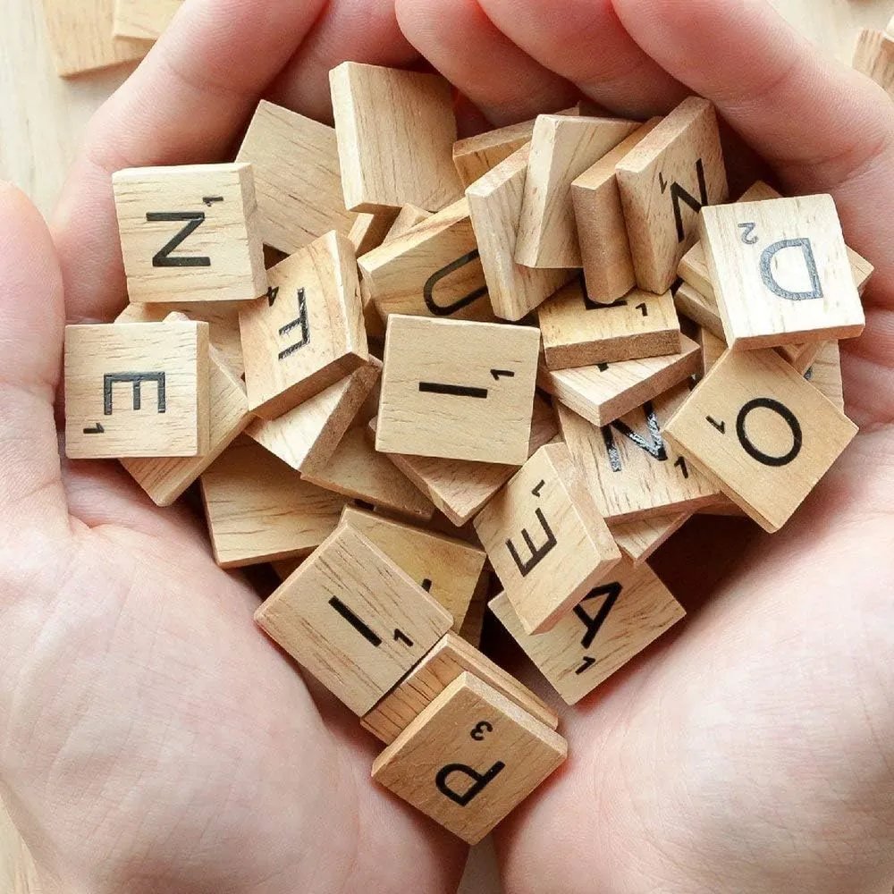 Wooden Letter Tiles