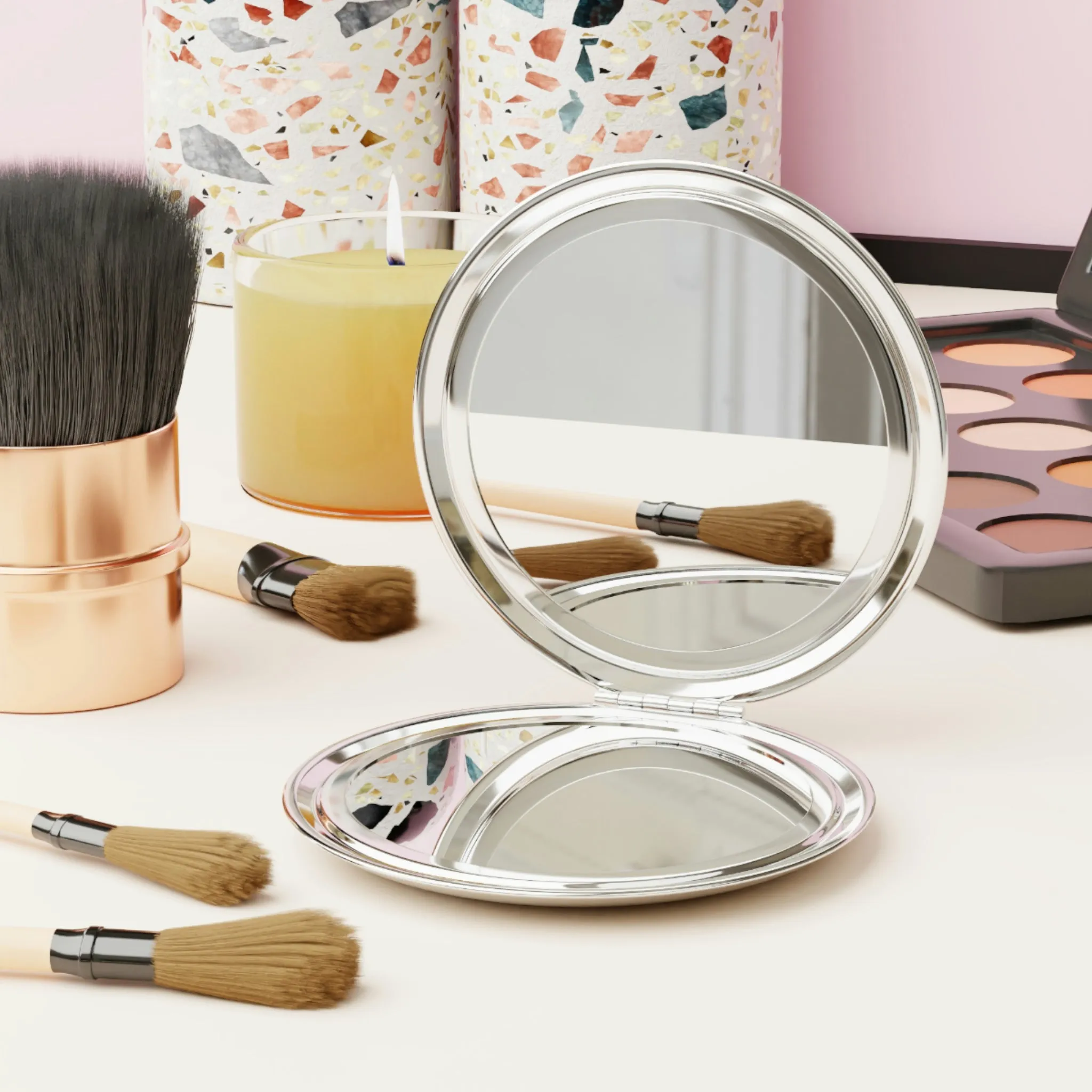 World's Best Mom Compact Travel Mirror